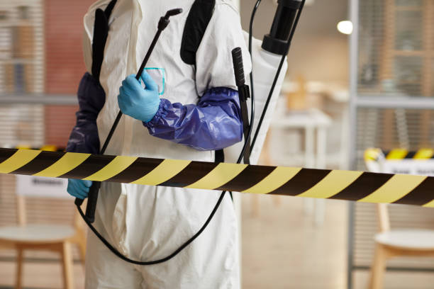 Professional Biohazard Cleanup technician working in Steen, MN
